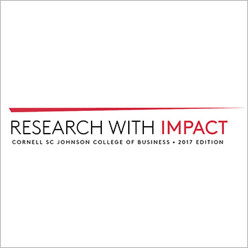 Faculty & Research | Cornell SC Johnson