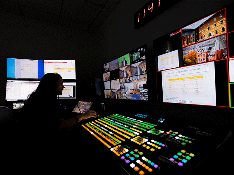 A behind the scenes view of technology behind our online studio.