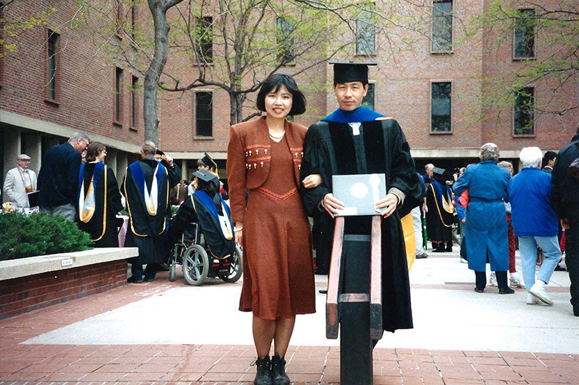 Those who remember reading about Zhu Shen, MBA &rsquo;98, in this magazine in 2008-09 may recall a radiant, confident young woman talking about the potential for biotechnological cures for cancer. As founder and head of BioForesight, she linked investors with biotechnology opportunities in China. Much has happened in her life since then &mdash; some of it devastating, some life-changing. Zhu had met her husband, Changyou Chen, when she was a young woman studying medicine at Peking Union Medical College, a top-ranked medical college in Beijing, and he was in a doctoral program in molecular biology and genetics there. They married soon after coming to the United States in the 1990s to further their educations. Zhu earned a PhD in biochemistry at the University of Colorado Health Sciences Center, School of Medicine, in Denver, then her MBA at Johnson, while Changyou continued his research at the University of Colorado and Stanford University, seeking cures for cancer and becoming an established researcher in his field.