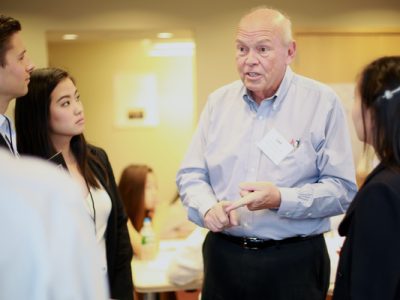 Lee Pillsbury mentors students