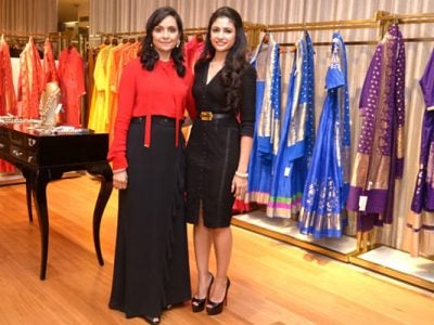 Dr. Alka Nishar and Devangi Nishar Parekh ’09, founders of AZA. Image credit: Apparel Resources