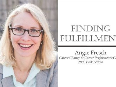 Angie Fresch, MBA 2003, Park Fellow Alumni