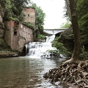 Cascadilla Gorge in Ithaca