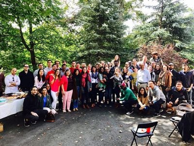 Emerging Markets Institute fellows at the start of the fall 2017 semester