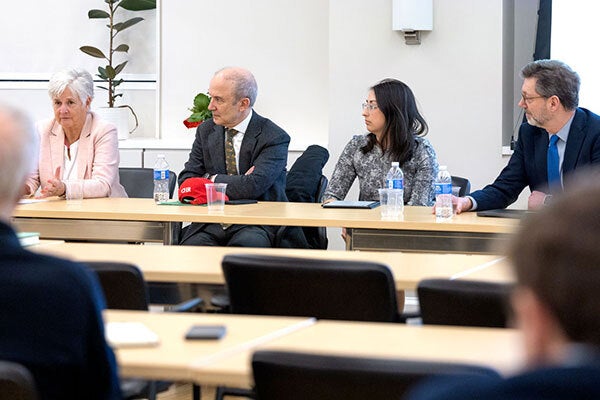 Image of a panel of faculty from the SC Johnson College of Business