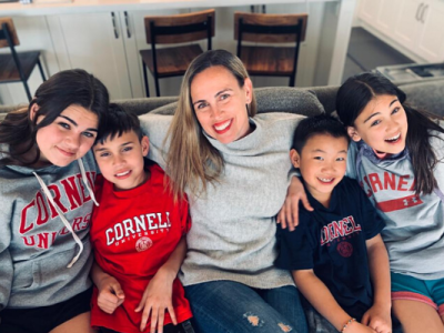 Claire Dias, Executive MBA Americas ‘21 and family