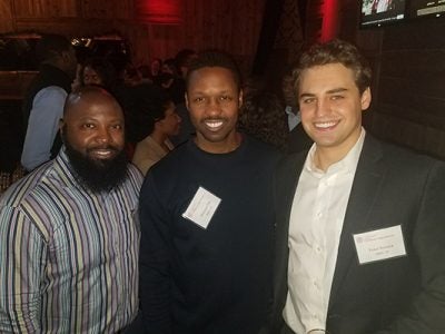 Photo of Peter Ferrara, MBA ’19, at the 2017 Office of Diversity and Inclusion Reception in New York City