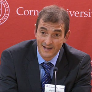 Miguel G&oacute;mez, Robert G. Tobin Professor of Food Marketing