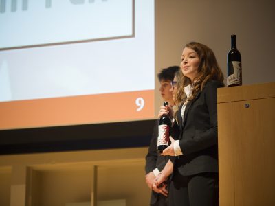 Marisa Sergi giving a presentation