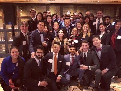 Photo of MMH students at the 2017 Hotel Show in NYC