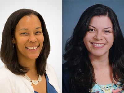 Tyeise Huntley Jones and Adrienne Rose Martinez