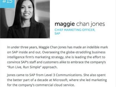 Maggie Chan Jones in Forbes