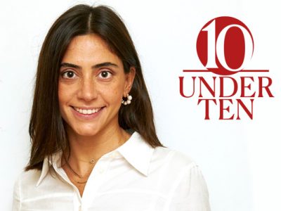headshot of Mariam Kalandarishvili with the 10 Under 10 graphic identifier overlaid on the photo.