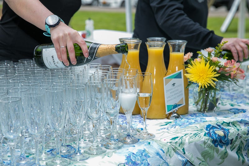 Reception drink station