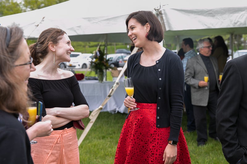 Reception guests