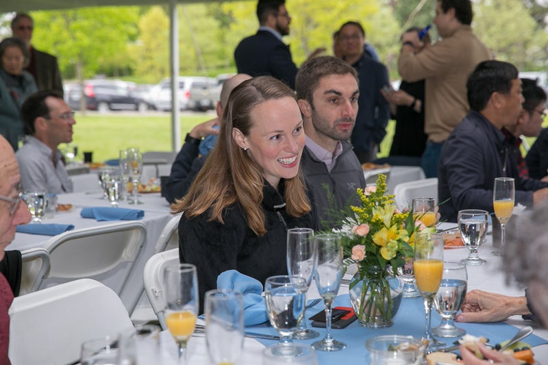 Reception guests