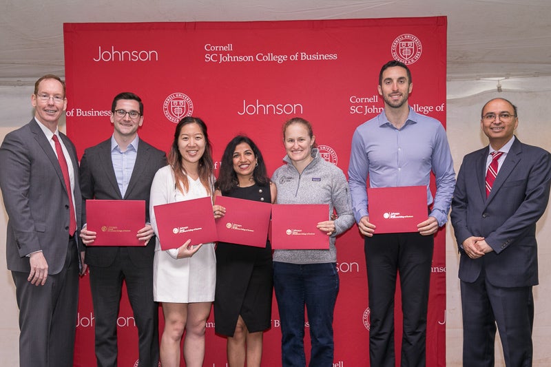 Winners with their awards
