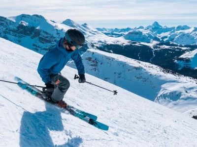 Image of a skier on a mountain.