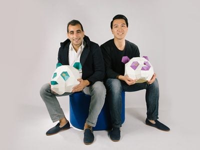 portrait of Glyph cofounders Pranav Sachdev and Alan Lau