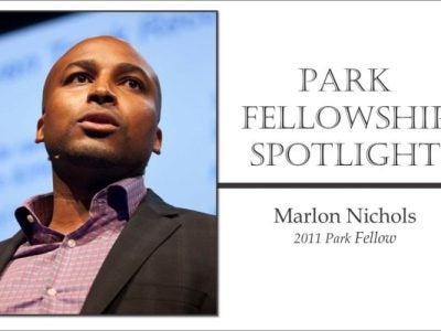 Marlon Nichols, MBA '11, Park Fellow