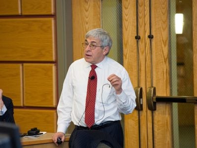 Photo of Stanley Bergman, chairman of the board and chief executive officer of Henry Schein