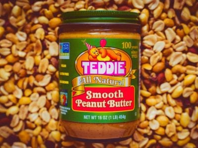 Jar of Teddie Peanut Butter