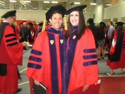 Photo of Brian Balduzzi at his law school graduation