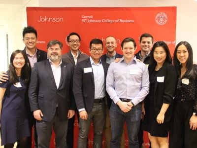 BRV students pose for a photo entrepreneurship leaders