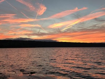 Cayuga Lake at dusk