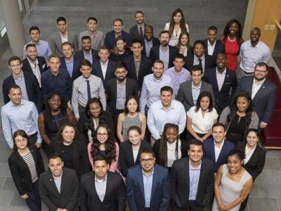 Consortium Fellows photographed from above