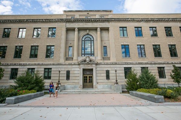 Warren Hall on Cornell University