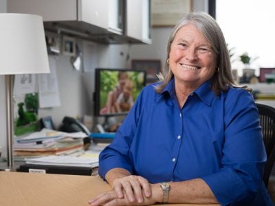 Photo of Dale Grossman in her office