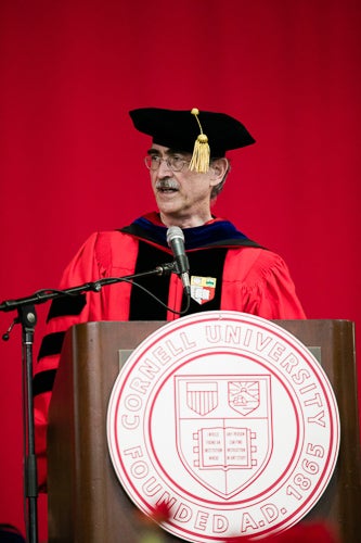 Photo of Michael at the podium