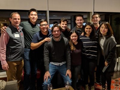 Photo of students standing in a group