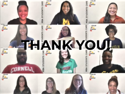 Johnson, in partnership with MBA programs across the country, raised funds for racial justice.