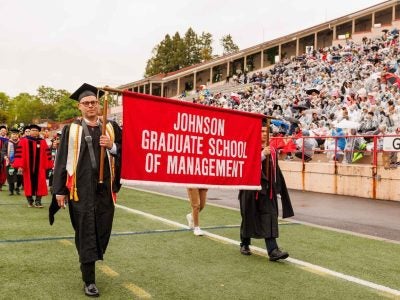 Cornell Johnson School graduation