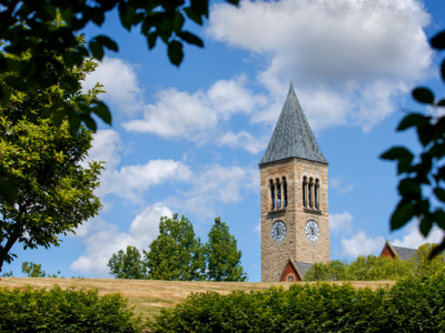 McGraw Tower in the summer