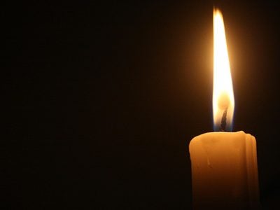 Image of a remembrance candle