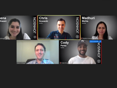 Park Fellows meet over Zoom