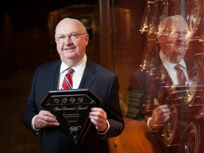 Rick Adie honored for his work