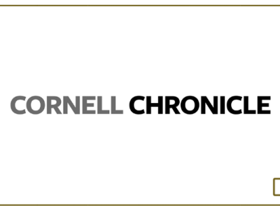 Cornell Chronicle logo with external link icon