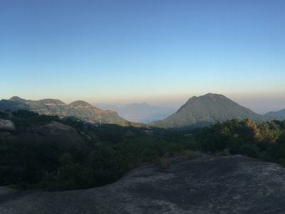 Sunrise over the mountains