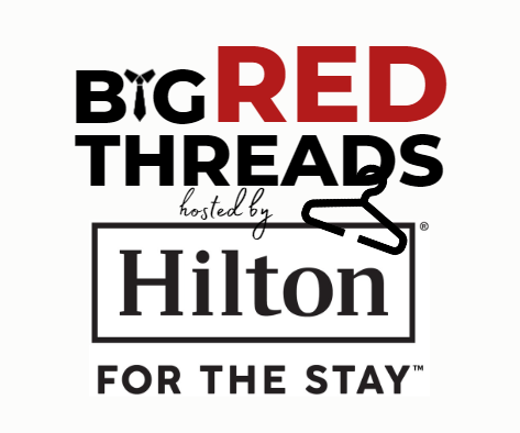 Big Red Threads Hosted by Hilton logo