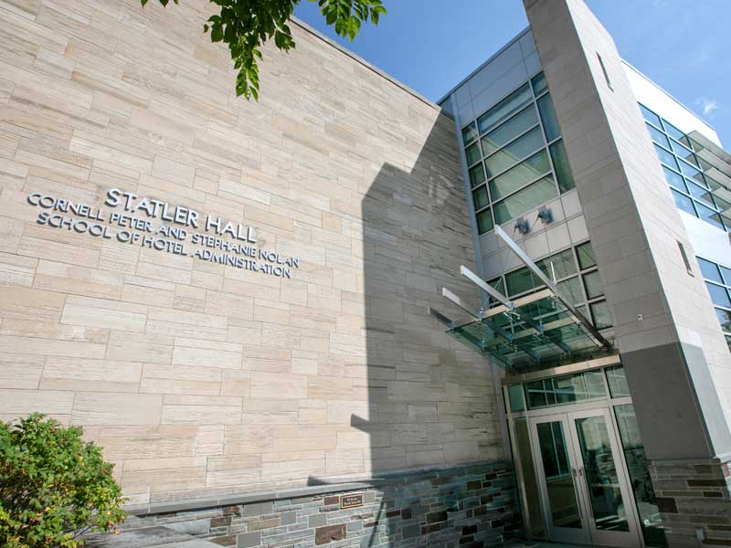 Statler Hall entrance.