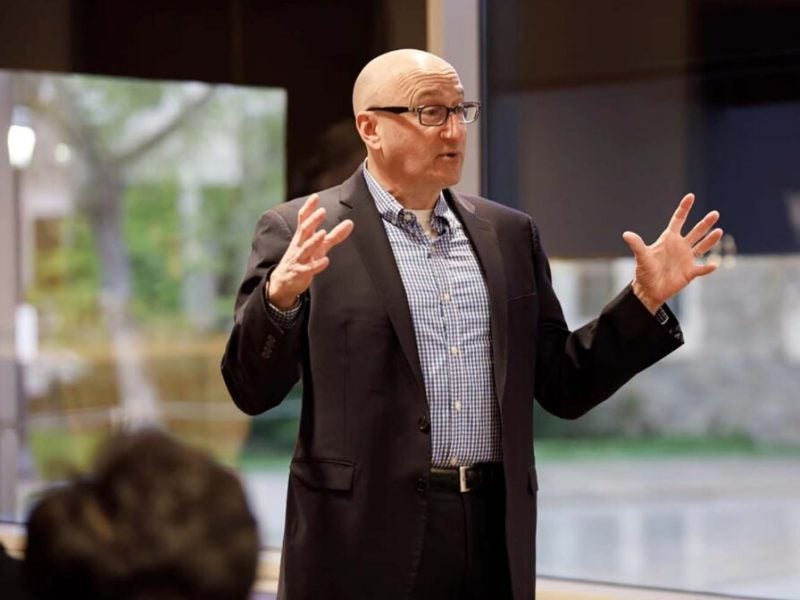 Professor Alex Susskind MMH program teaching a class