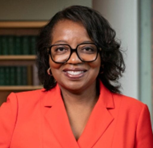 A headshot of Cynthia Saunders-Cheatham.