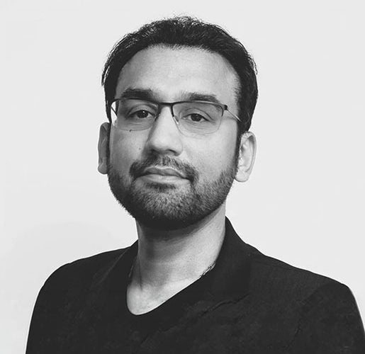 Headshot of Rudra Dalmia.