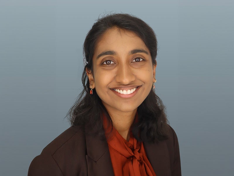 Headshot of Nitya Narayanan.