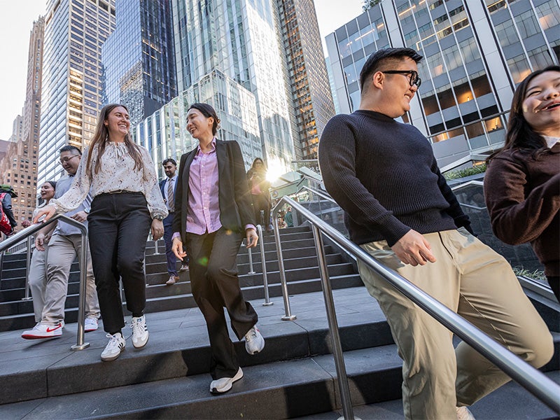 Baker students in NYC.