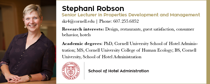 Stephani Robson, senior lecturer in properties development